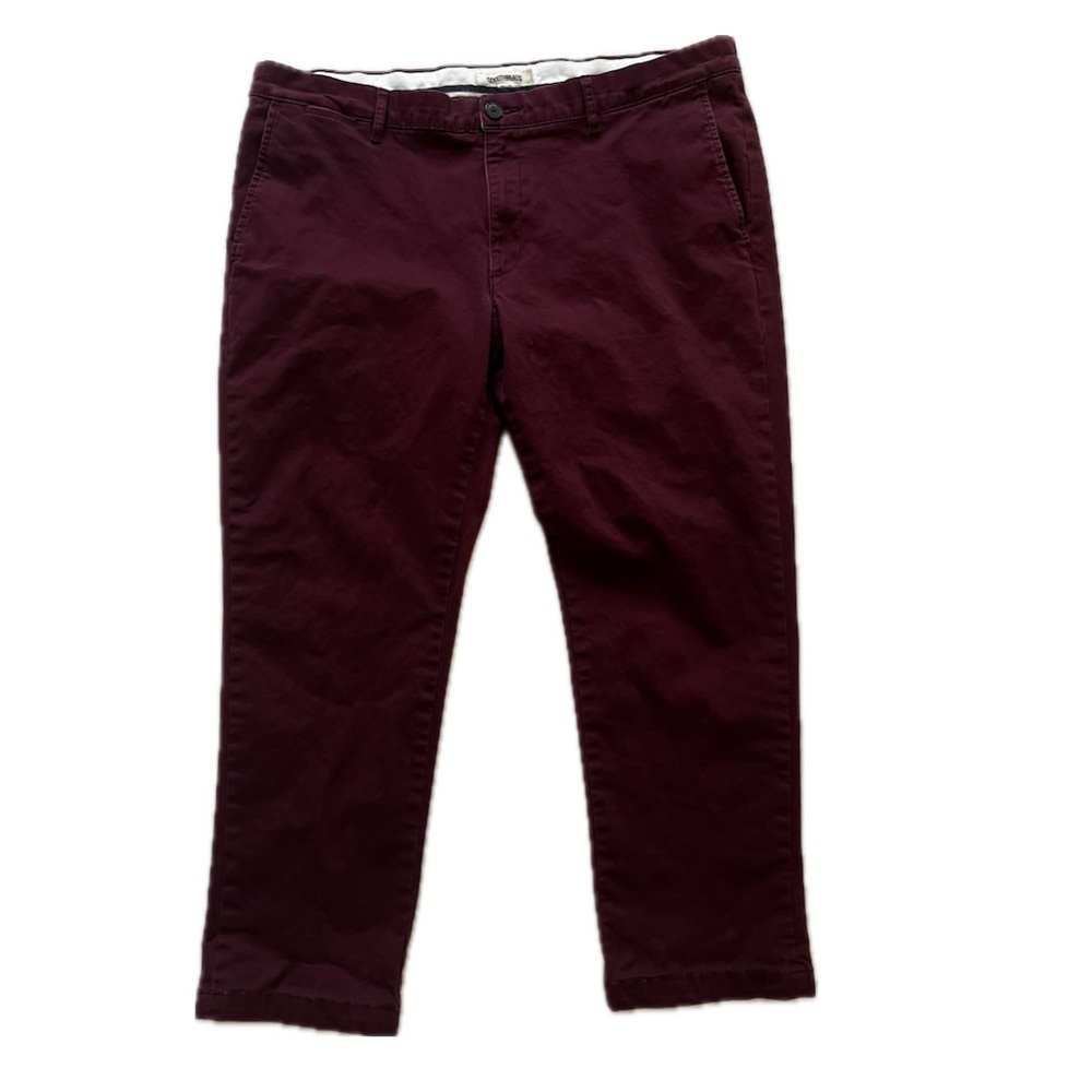 Goodthreads Burgundy Red Chino Pants Mens 36 x 28 Straight Fit